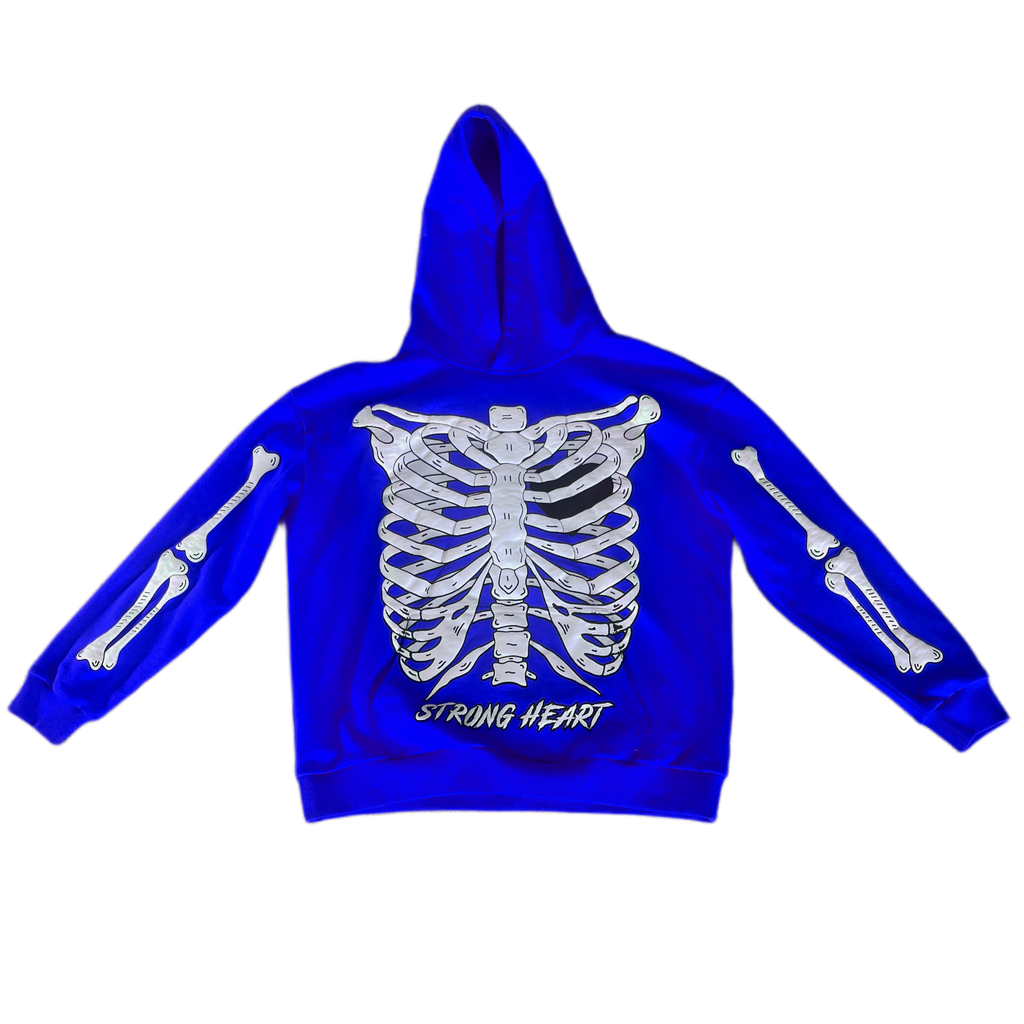 Blue Bone Hoodie