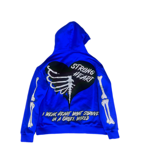Blue Bone Hoodie
